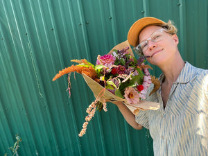 Solstice Flower Works Dahlia Bouquet CSA