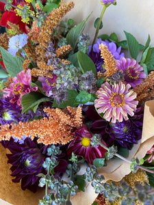 Solstice Flower Works Dahlia Bouquet CSA