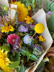 Solstice Flower Works Dahlia Bouquet CSA
